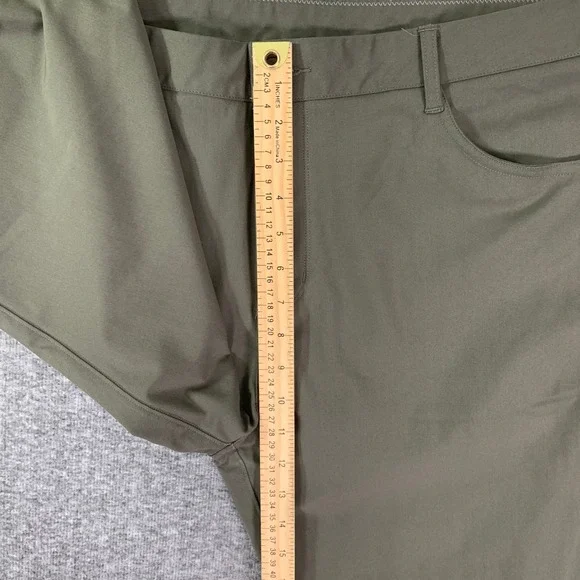 Vuori Meta Pants Men 38x29 Green Chino Trousers Performance Modern - Picture 10 of 14